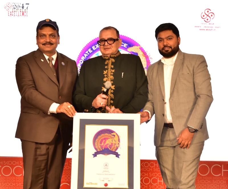 NLC conferred with SKOCH Gold Award for Outstanding Financial Performance